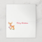 クリスマスパーティー名座席表 プレイスカード (外部開封)