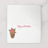 クリスマスパーティー名座席表 プレイスカード (外部開封)