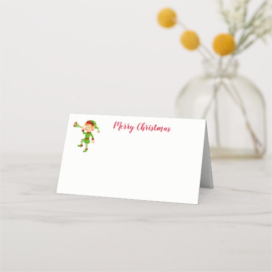 クリスマスパーティー名座席表 プレイスカード (正面)