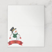 クリスマスパーティー名座席表 プレイスカード (外部開封)