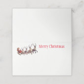 クリスマスパーティー名座席表 プレイスカード (外部開封)