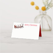 クリスマスパーティー名座席表 プレイスカード (正面)