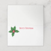 クリスマスパーティー名座席表 プレイスカード (外部開封)