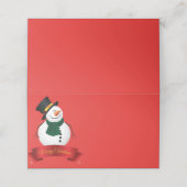 クリスマスパーティー名座席表 プレイスカード (外部開封)