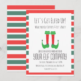 クリスマスパーティー小妖精や小人服装事務所イベント 招待状