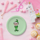 クリスマスパーティー小妖精や小人紙プレート ペーパープレート (パーティー)