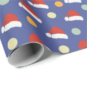 クリスマスパーティー帽子の包装紙 ラッピングペーパー (ロールコーナー)