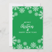 クリスマスパーティー招待状5" x 7"フォイル招待状 招待状 (裏面)