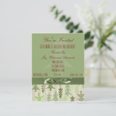 クリスマスパーティー招待状-ビジネス用または個人用 招待状 (スタンド正面)