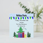 クリスマスパーティー招待状 招待状 (スタンド正面)
