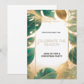 クリスマスパーティー招待状 招待状 (正面/裏面)