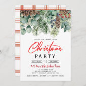 クリスマスパーティー招待状 招待状 (正面/裏面)