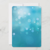 クリスマスパーティー文字メッセージ 招待状 (裏面)