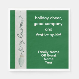 クリスマスパーティー昼食会 スタンダードランチョンナプキン