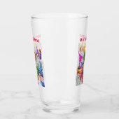 クリスマスパーティー格言ガラス タンブラーグラス (左)