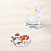 クリスマスパーティー格言応援飲料用コースター ペーパーコースター (インサイチュ)