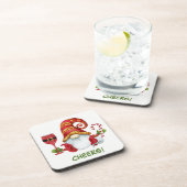 クリスマスパーティー格言応援 コースター (右側)