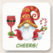 クリスマスパーティー格言応援 コースター (正面)