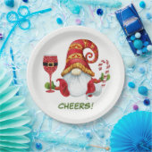 クリスマスパーティー格言応援 ペーパープレート (パーティー)