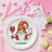 クリスマスパーティー格言応援 ペーパープレート (パーティー)