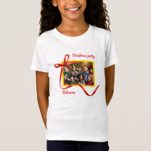 クリスマスパーティー歓迎 Tシャツ