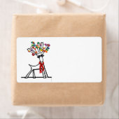 クリスマスパーティー灯 ラベル (インサイチュ)