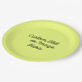 クリスマスパーティー用品；独自のを作成カスタム ペーパープレート (アングル)