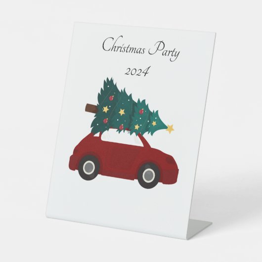 クリスマスパーティー看板 台座サイン (正面)