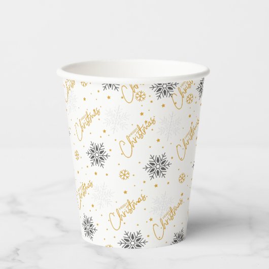 クリスマスパーティー紙カップ 紙コップ (正面)