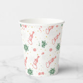 クリスマスパーティー紙カップ 紙コップ (右)