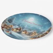 クリスマスパーティー紙プレート ペーパープレート (アングル)