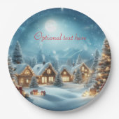 クリスマスパーティー紙プレート ペーパープレート (正面)