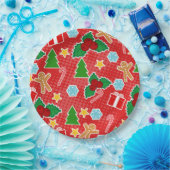 クリスマスパーティー紙プレート ペーパープレート (パーティー)