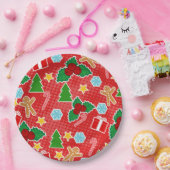 クリスマスパーティー紙プレート ペーパープレート (パーティー)