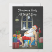 クリスマスパーティー終夜長 招待状 (裏面)