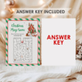 クリスマスパーティー迷路ゲーム シーズンカード