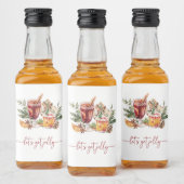 クリスマスパーティー酒ラベル リキュールボトルラベル (ボトル)