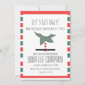 クリスマスパーティー醜いセーター事務所イベント 招待状 (正面)