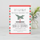 クリスマスパーティー醜いセーター事務所イベント 招待状 (スタンド正面)