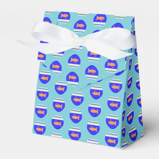 クリスマスパーティー金魚のお願い箱 フェイバーボックス (正面サイド)