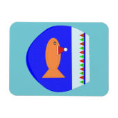 クリスマスパーティー金魚カスタム磁石 マグネット (横)