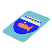 クリスマスパーティー金魚カスタム磁石 マグネット (左側)