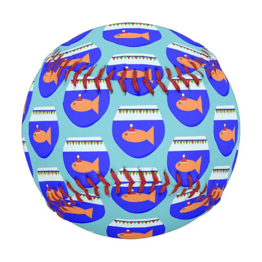 クリスマスパーティー金魚野球 野球ボール (正面)