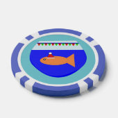 クリスマスパーティー金魚 ポーカーチップ (シングル)
