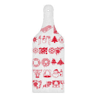 クリスマスパーティー雪だるまサンタクロースワークショップ カッティングボード