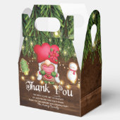 クリスマスパーティー飾クッキーパーソナライズされた フェイバーボックス (オープン)