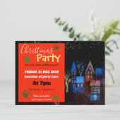 クリスマスパーティー魔法の夜のシーン 招待状 (スタンド正面)