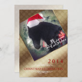 クリスマスパーティー1 -招待状カード 招待状 (正面/裏面)