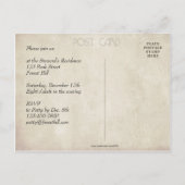 クリスマスパーティー インビテーションポストカード (裏面)