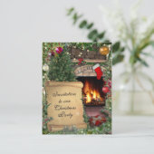 クリスマスパーティー インビテーションポストカード (スタンド正面)